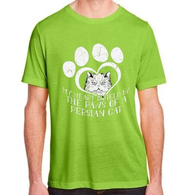 My Heart Is Held By The Paws Of A Persian Cat Cat Adult ChromaSoft Performance T-Shirt