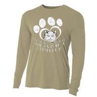 My Heart Is Held By The Paws Of A Persian Cat Cat Cooling Performance Long Sleeve Crew