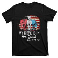 My Hope Is In The Lamb Funny Scripture Elephant Donkey Us T-Shirt