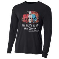 My Hope Is In The Lamb Funny Scripture Elephant Donkey Us Cooling Performance Long Sleeve Crew