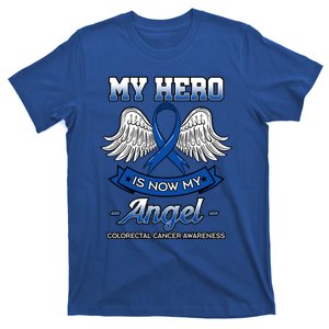 My Hero Is Now My Angel Colorectal Cancer Crc Awareness Gift T-Shirt