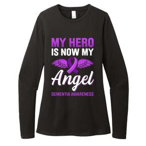 My Hero Is Now My Angel Detia Awareness Alzheimer Cute Gift Womens CVC Long Sleeve Shirt