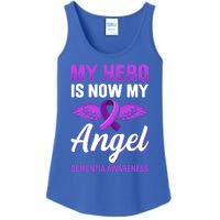 My Hero Is Now My Angel Detia Awareness Alzheimer Cute Gift Ladies Essential Tank