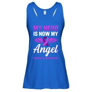 My Hero Is Now My Angel Detia Awareness Alzheimer Cute Gift Ladies Essential Flowy Tank