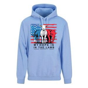 My Hope Is In The Lamb Christian Political Jesus 2024 Unisex Surf Hoodie