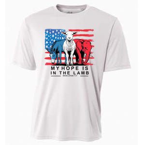 My Hope Is In The Lamb Christian Political Jesus 2024 Cooling Performance Crew T-Shirt