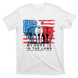 My Hope Is In The Lamb Christian Political Jesus 2024 T-Shirt