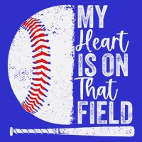 My Heart Is On That Baseball Field Proud Baseball Dad Fan Gift Tank Top