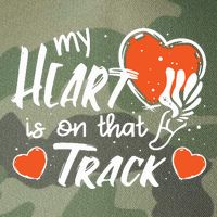 My Heart Is On That Track Track And Field Mom Legacy Tie Dye Trucker Hat