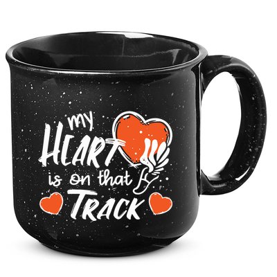 My Heart Is On That Track Track And Field Mom 15oz Campfire Ceramic Mug