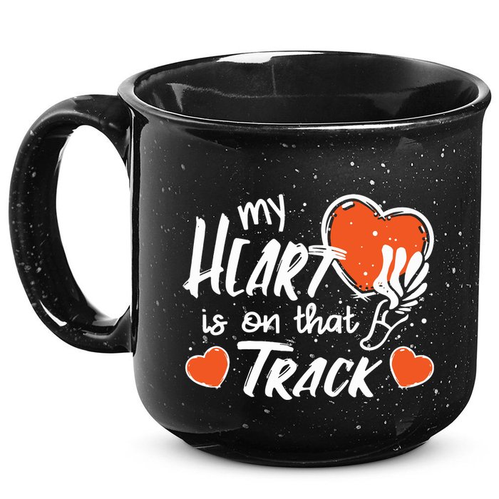 My Heart Is On That Track Track And Field Mom 15oz Campfire Ceramic Mug