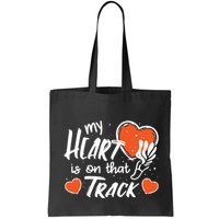 My Heart Is On That Track Track And Field Mom Bag