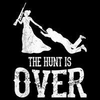 Man Hunt Is Over Wedding Bachelor Party Bride Cooling Performance Crew T-Shirt