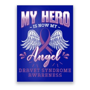 My Hero Is Now My Angel Dravet Syndrome Smeb Smei Epilepsy Gift Poster