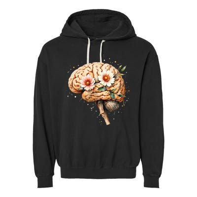 Mental Health Is A Priority Garment-Dyed Fleece Hoodie