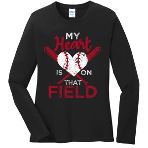 My Husband Is A Warrior GBM Glioblastoma Awareness Ladies Long Sleeve Shirt