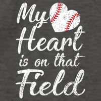 My Heart Is On That Field Baseball Softball Mom Gifts Vector Backpack