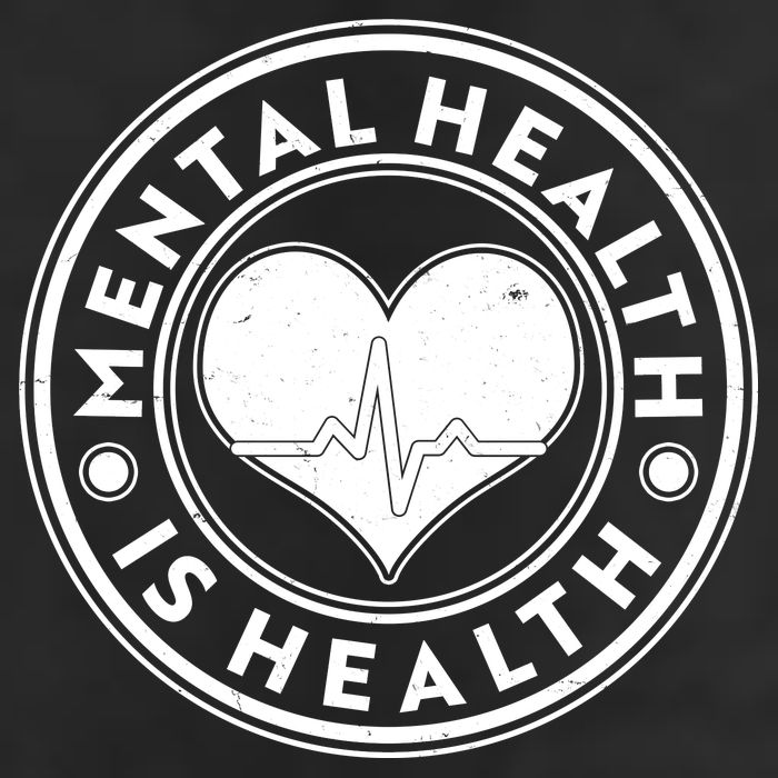 Mental Health Is Health Heartbeat Emblem 11oz C Handle Ceramic Mug