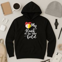 My Heart Is On That Field Baseball TShirt Softball Mom TShirt Hoodie