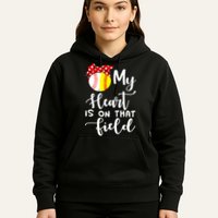 My Heart Is On That Field Baseball TShirt Softball Mom TShirt Hoodie