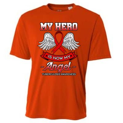 My Hero Is Now My Angel Tuberculosis Awareness Tb Gift Cooling Performance Crew T-Shirt