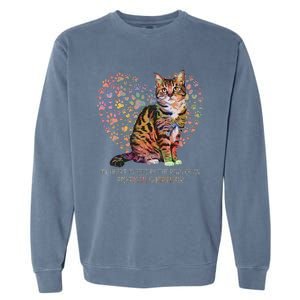 My Heart Is Held By The Paws Of An American Shorthair Cats Garment-Dyed Sweatshirt