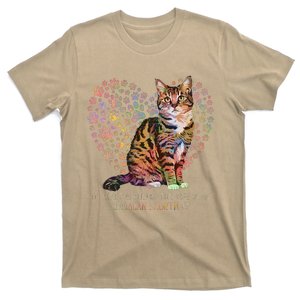 My Heart Is Held By The Paws Of An American Shorthair Cats T-Shirt