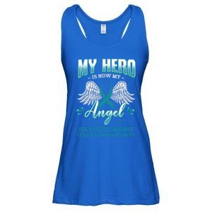 My Hero Is Now My Angel Polycystic Ney Disease Awareness Meaningful Gift Ladies Essential Flowy Tank