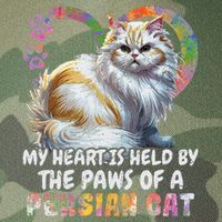 My Heart Is Held By The Paws Of A Persian Cat Cats Legacy Tie Dye Trucker Hat