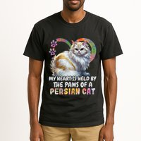 My Heart Is Held By The Paws Of A Persian Cat Cats Tall T-Shirt