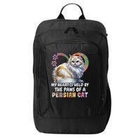 My Heart Is Held By The Paws Of A Persian Cat Cats City Backpack