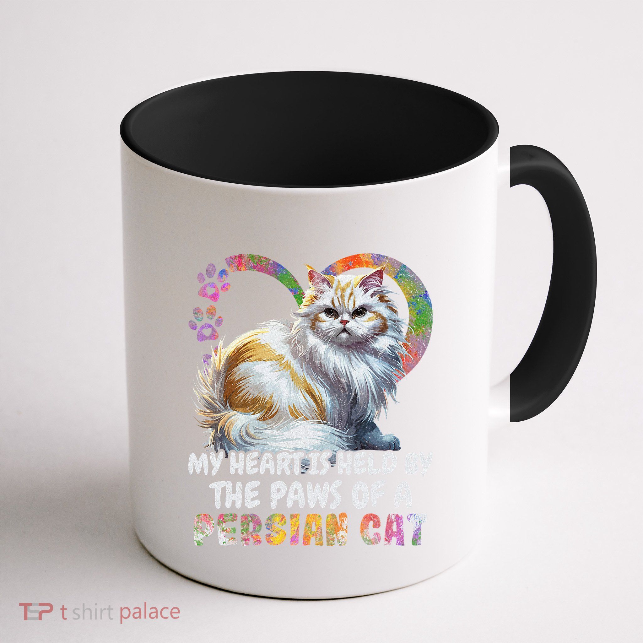 My Heart Is Held By The Paws Of A Persian Cat Cats Mug