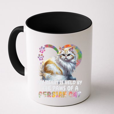 My Heart Is Held By The Paws Of A Persian Cat Cats Mug