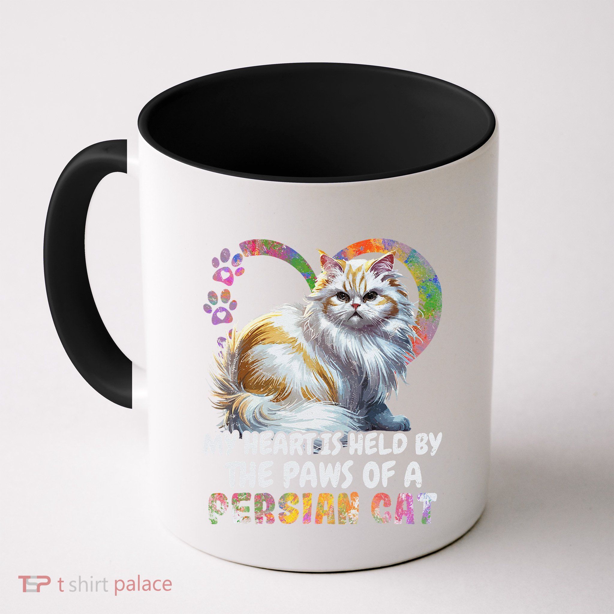 My Heart Is Held By The Paws Of A Persian Cat Cats Mug