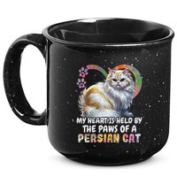 My Heart Is Held By The Paws Of A Persian Cat Cats 15oz Campfire Ceramic Mug