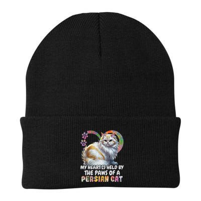 My Heart Is Held By The Paws Of A Persian Cat Cats Beanie