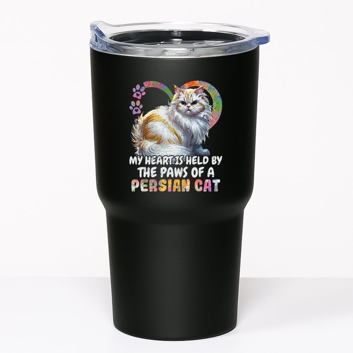 My Heart Is Held By The Paws Of A Persian Cat Cats Tumbler