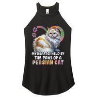 My Heart Is Held By The Paws Of A Persian Cat Cats Women's Perfect Tri Rocker Tank