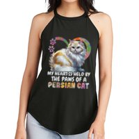 My Heart Is Held By The Paws Of A Persian Cat Cats Women's Perfect Tri Rocker Tank