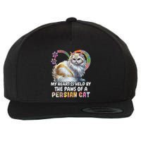 My Heart Is Held By The Paws Of A Persian Cat Cats Wool Snapback Cap