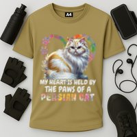 My Heart Is Held By The Paws Of A Persian Cat Cats Performance Shirt