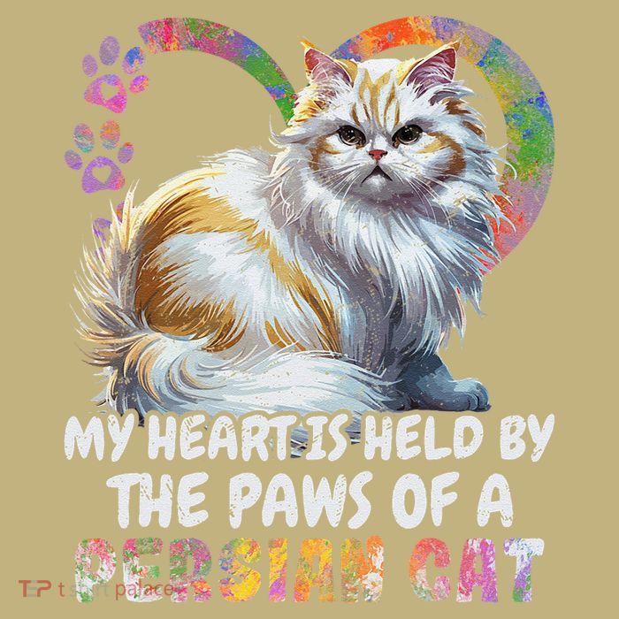 My Heart Is Held By The Paws Of A Persian Cat Cats Performance Shirt
