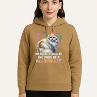 My Heart Is Held By The Paws Of A Persian Cat Cats Hoodie