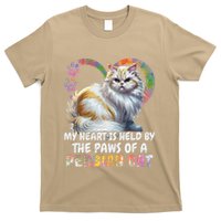 My Heart Is Held By The Paws Of A Persian Cat Cats T-Shirt