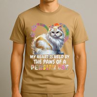 My Heart Is Held By The Paws Of A Persian Cat Cats T-Shirt