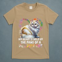 My Heart Is Held By The Paws Of A Persian Cat Cats T-Shirt