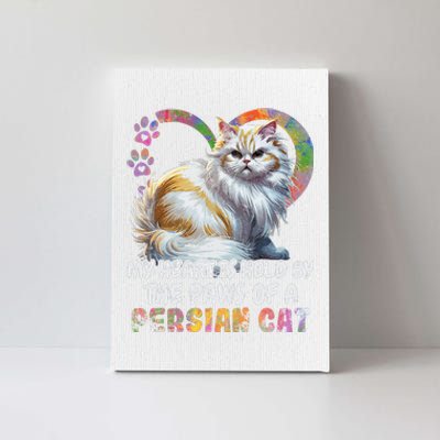 My Heart Is Held By The Paws Of A Persian Cat Cats Canvas