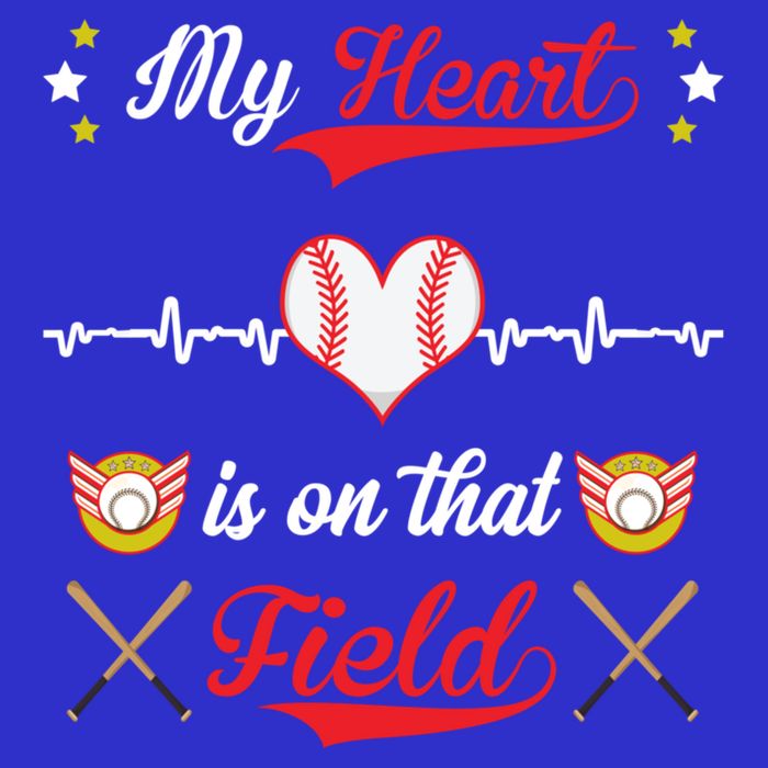 My Heart Is On That Field Baseball Lovers Meaningful Gift Short Acrylic Beanie