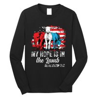 My Hope Is In The Lamb Funny Scripture Elephant Donkey Us Long Sleeve Shirt