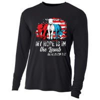 My Hope Is In The Lamb Funny Scripture Elephant Donkey Us Cooling Performance Long Sleeve Crew